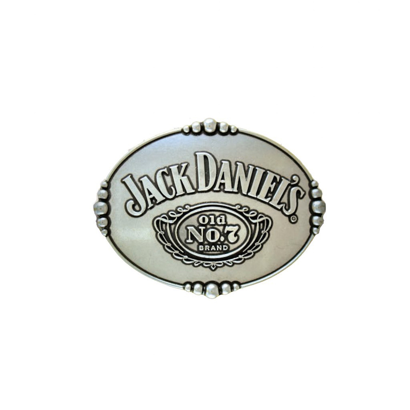 Jack Daniels Old No. 7 Silver Belt Buckle Jack Daniels Old No. 7 Silver Belt Buckle