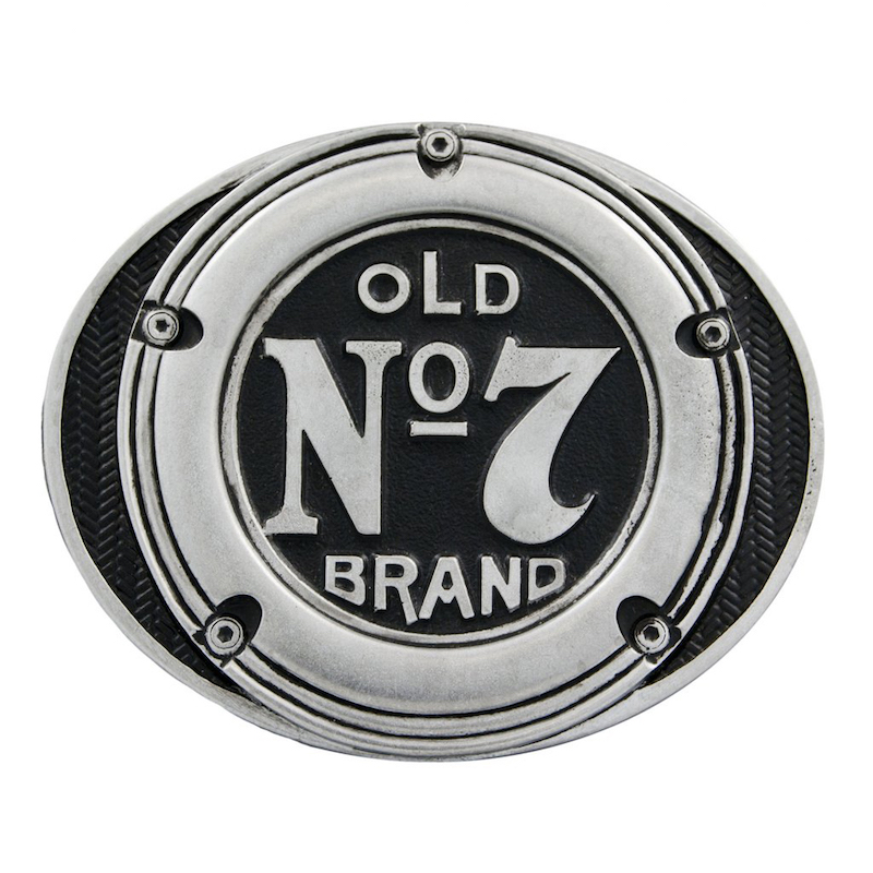 Jack Daniels Old No. 7 Round Logo Belt Buckle Jack Daniels Old No. 7 Round Logo Belt Buckle