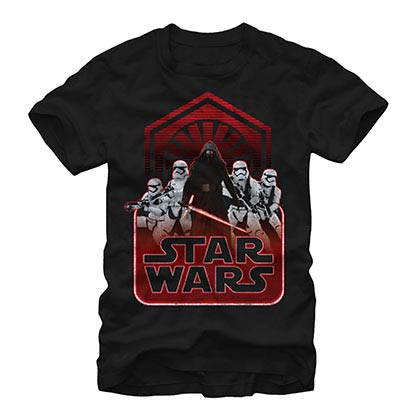 Star Wars Episode 7 Heavy Presence Black T-Shirt