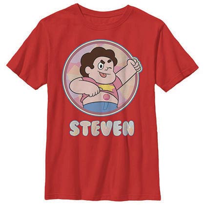 Steven Universe Quartz Red Youth T-Shirt
