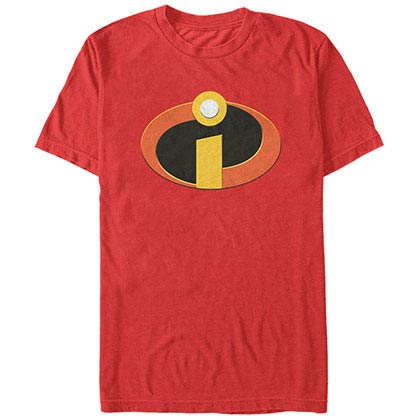 Disney Pixar The Incredibles Incredibles Logo Red T-Shirt