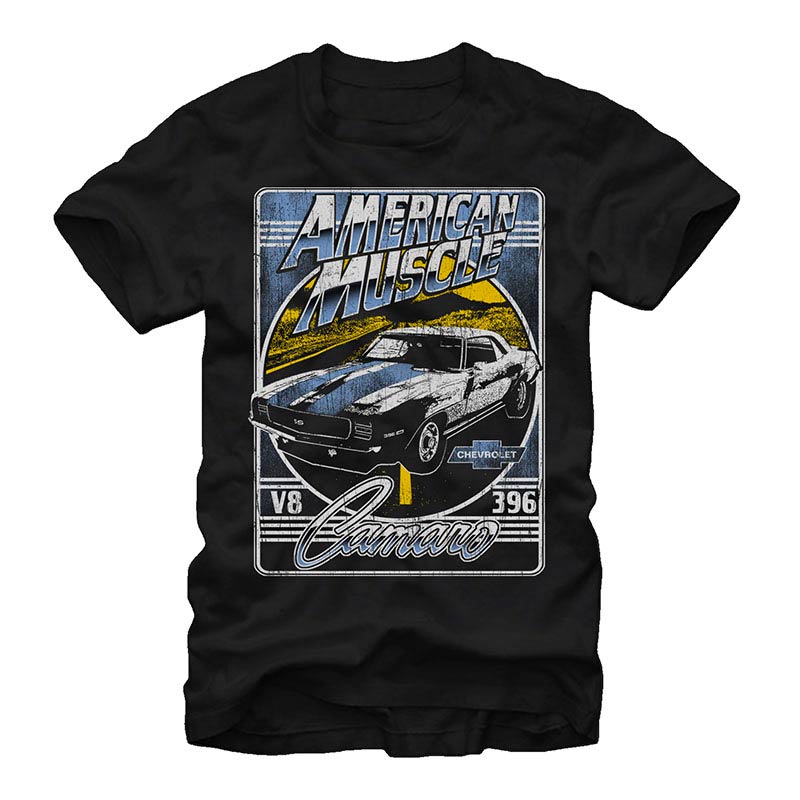 Chevrolet General Motors Highway Sport Black T-Shirt Chevrolet General Motors Highway Sport Black T-Shirt