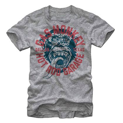 Gas Monkey Garage Monkey Business Gray T-Shirt