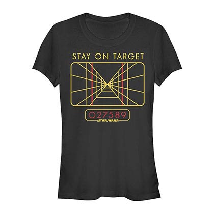 Star Wars Stay On Black T-Shirt