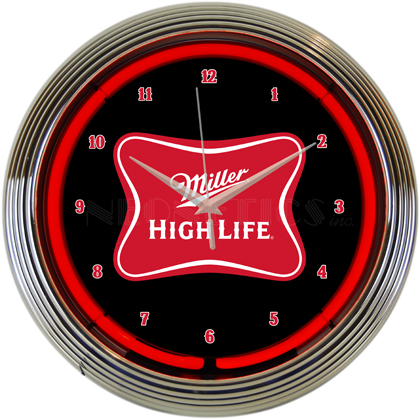 Miller High Life Neon Clock