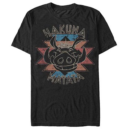 Disney Lion King Hakuna Black T-Shirt
