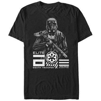 Star Wars Rogue One Elite Death Black T-Shirt