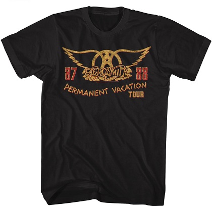 Aerosmith Permanent Vacation Tour Tshirt