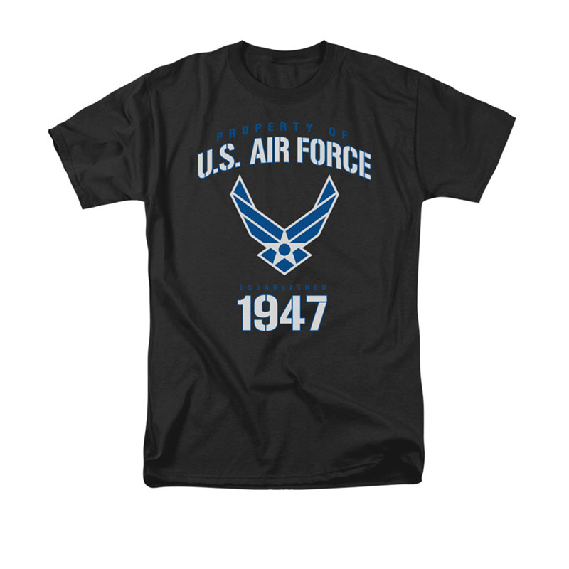 Us Air Force Property Of Black T-shirt