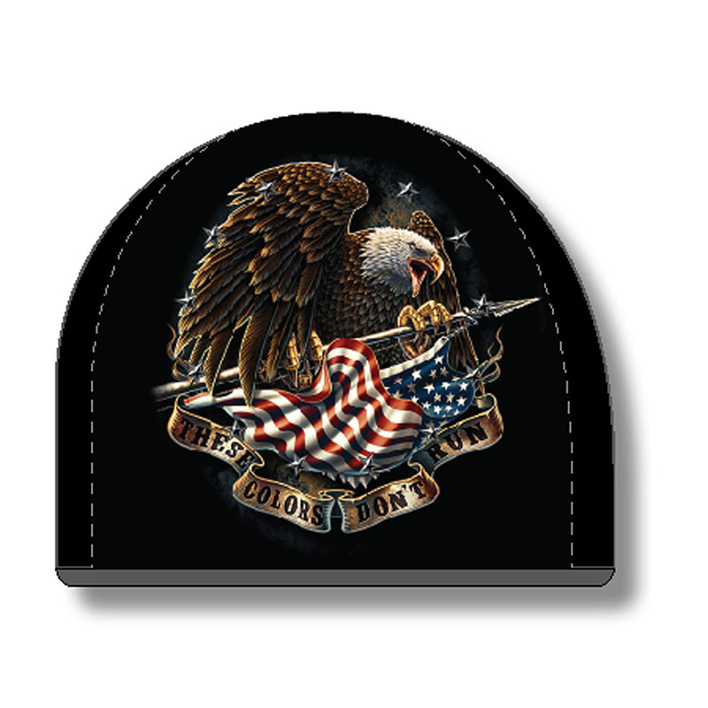 USA Patriotic These Colors Don't Run Black Hat Beanie USA Patriotic These Colors Don't Run Black Hat Beanie