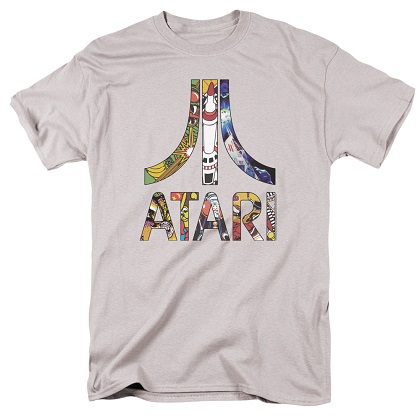 Atari Classic Cover Art Logo Tshirt