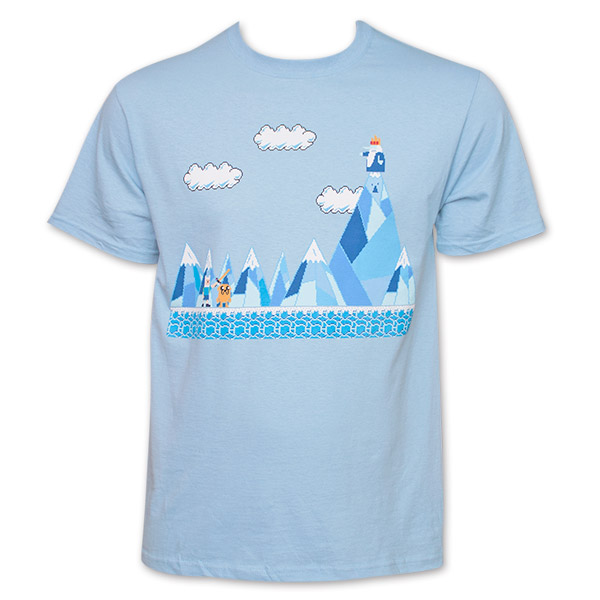 Adventure Time 8-Bit Video Game Ice King T-Shirt | TVMovieDepot.com