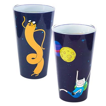 Adventure Time Outer Space Pint Glass
