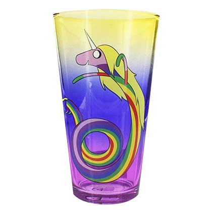 Adventure Time Rainicorn Pint Glass