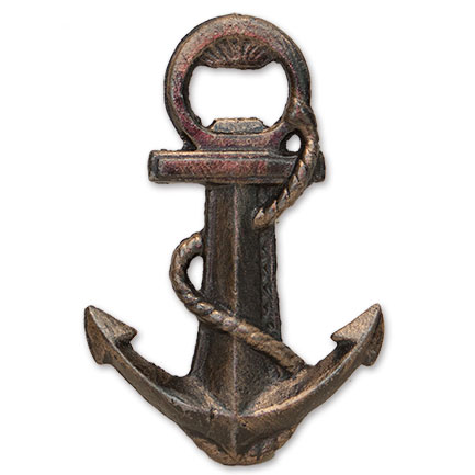 Anchor Cast Iron Nautical Bottle Opener