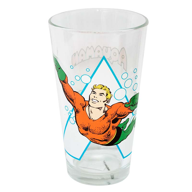 Aquaman Comic Pint Glass