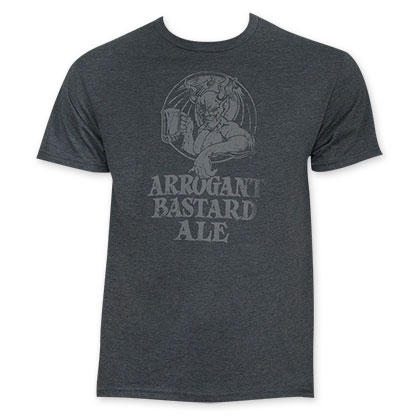 Arrogant Bastard Ale Men's Grey T-Shirt