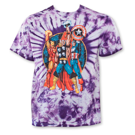 purple tiedye shirt