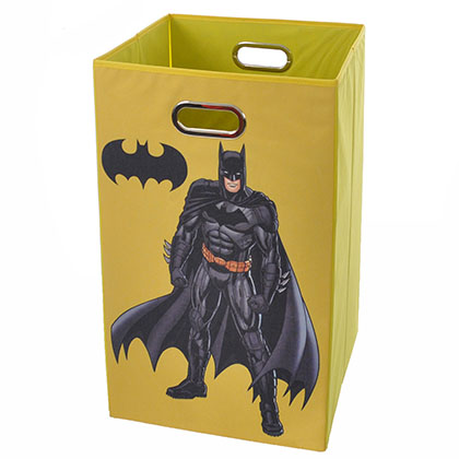  Batman Pose Yellow Folding Laundry Basket 
