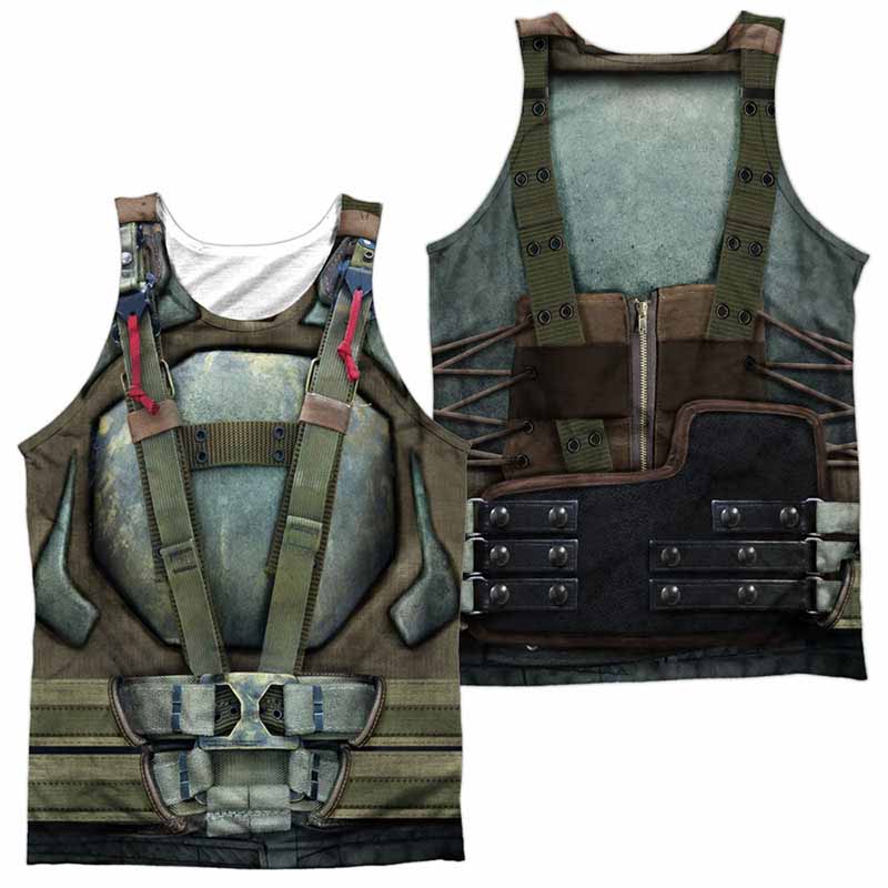 Batman Dark Knight Rises Bane Costume Sublimation Tank Top Batman Dark Knight Rises Bane Costume Sublimation Tank Top
