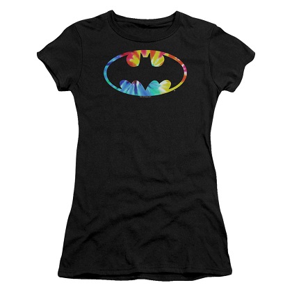 Batman Tie Dye Logo Women's Tshirtrt