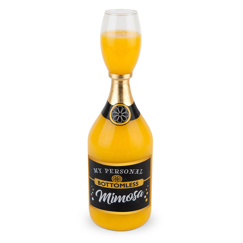 Bottomless Mimosa Bottle Glass Bottomless Mimosa Bottle Glass
