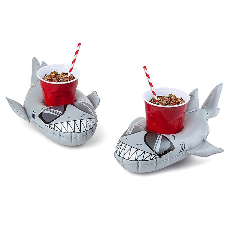 Super Chill Grey Shark Inflatable Beer Floats Super Chill Grey Shark Inflatable Beer Floats