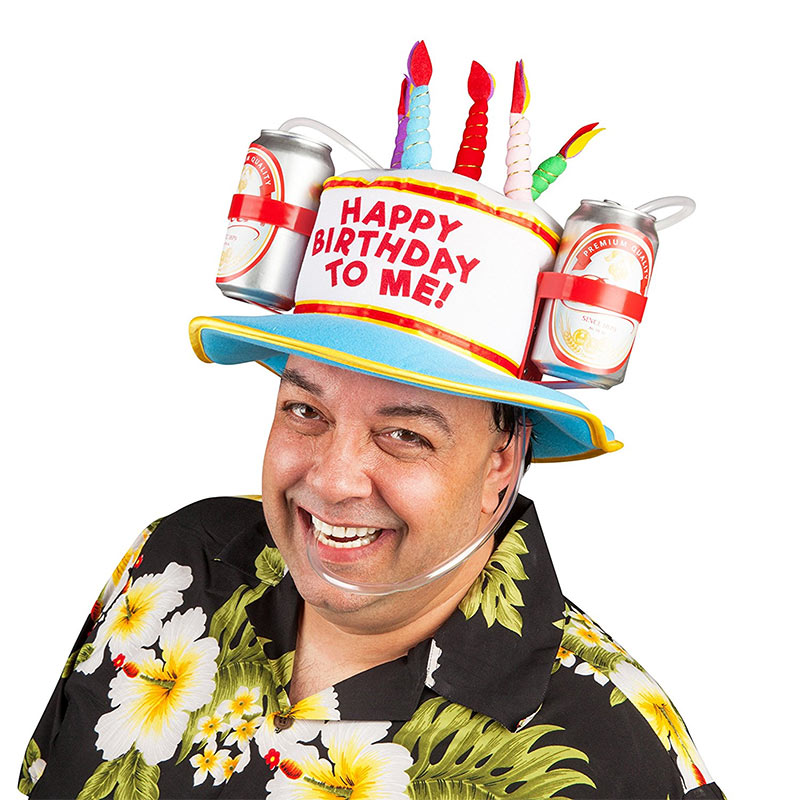 Happy Birthday To Me Guzzler Hat Happy Birthday To Me Guzzler Hat