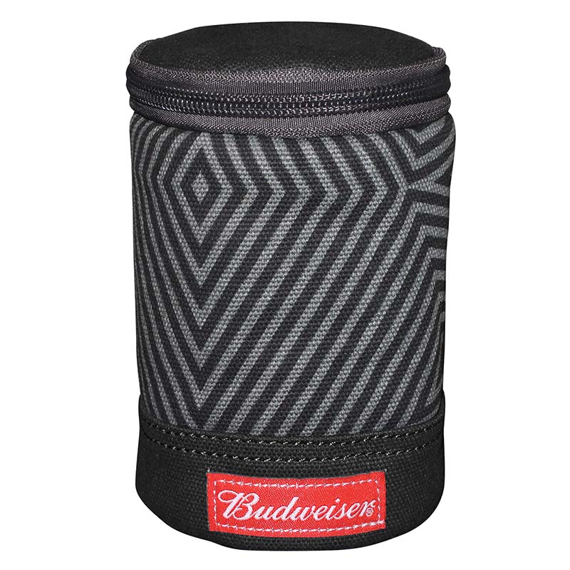 Budweiser Black Carabiner Can Cooler Budweiser Black Carabiner Can Cooler
