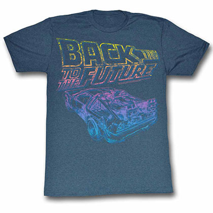 Back To The Future Now You See It Blue T-Shirt