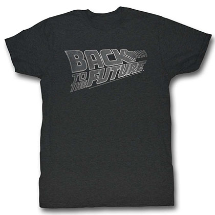 Back To The Future Logo White T-Shirt