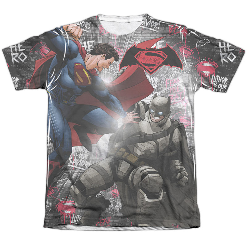Batman v Superman Showdown Sublimation TShirt