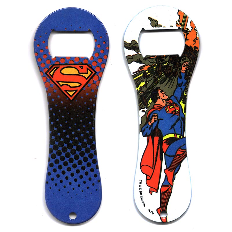 Superman Beer Bottle Dog Bone Opener