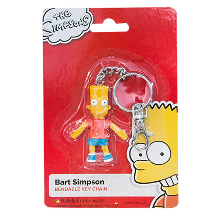 The Simpsons Bart Figurine Keychain