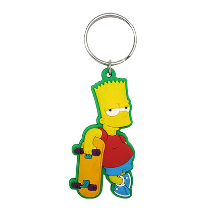 The Simpsons Soft Touch Bart Keychain