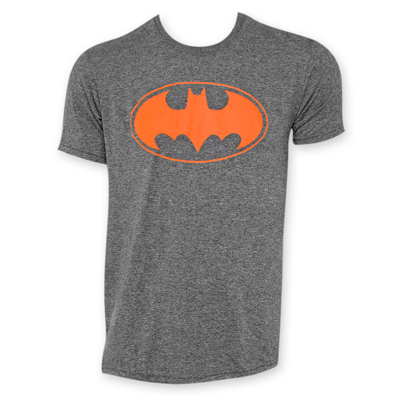 orange and grey t shirt