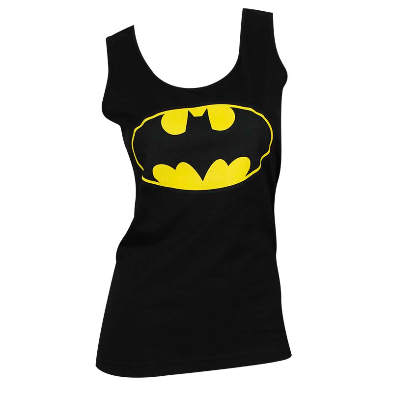 It's free shipping made easy DC Comics Batman Womens Sleeveless Tank Top. Batman Classic Logo Juniors Tank Top. by Batman. $ - $ $ 16 $ 19 99 Prime. FREE Shipping on eligible orders. Some sizes are Prime eligible. 5 out of 5 stars 2.
