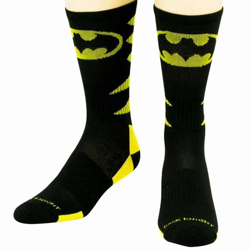 Batman Active Crew Bat Signal Socks
