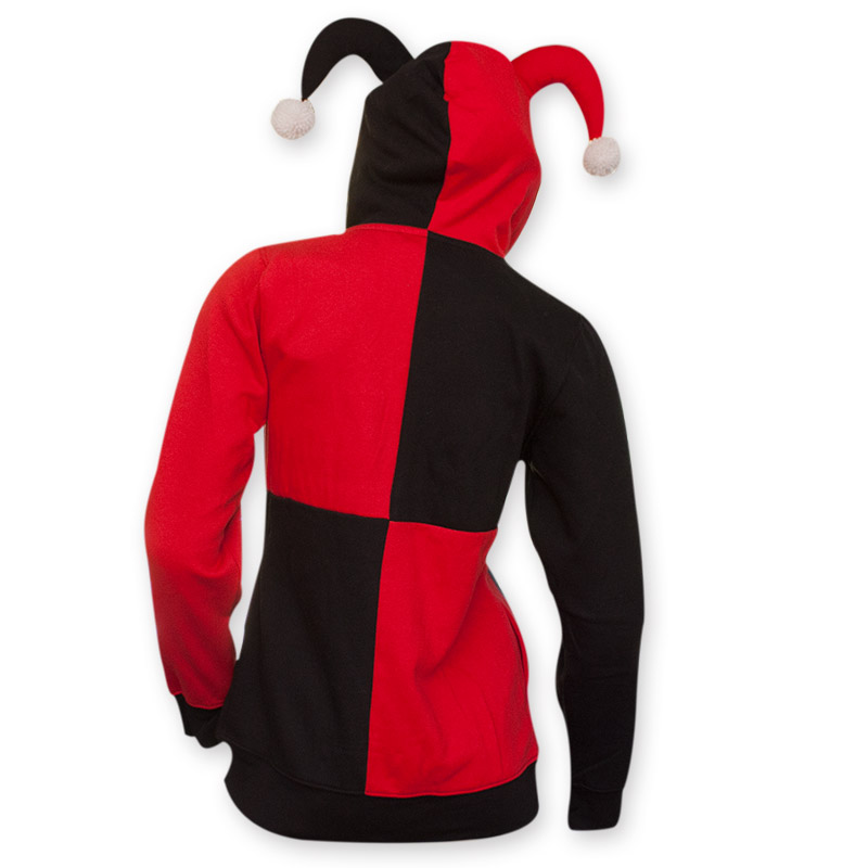 harley quinn hooded shirt