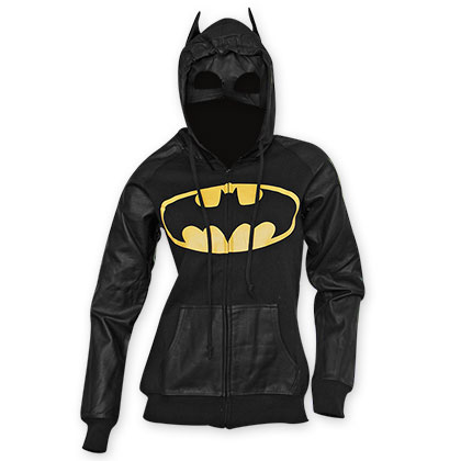Batman Logo Women's Costume Hoodie | SuperheroDen.com