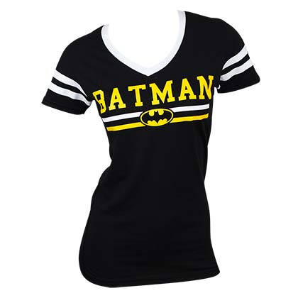 Batman Juniors Black Bat Logo T-Shirt | SuperheroDen.com