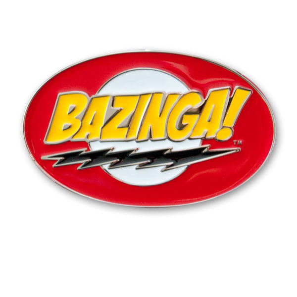 Big Bang Theory Bazinga Logo Belt Buckle | TVMovieDepot.com