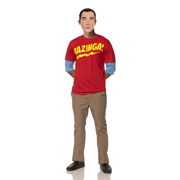 The Big Bang Theory Sheldon Bazinga Halloween Costume for Men