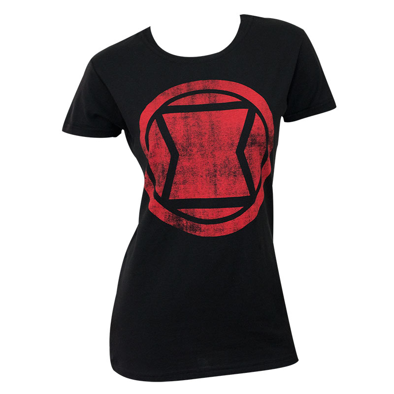 black widow marvel shirt