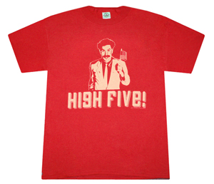 borat high five shirt