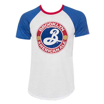 Men's Brooklyn American Ale Baseball T-Shirt