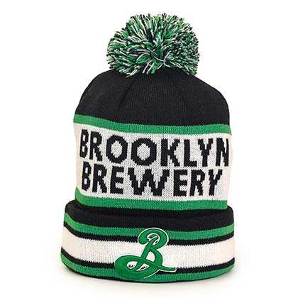 Brooklyn Brewery Striped Winter Hat