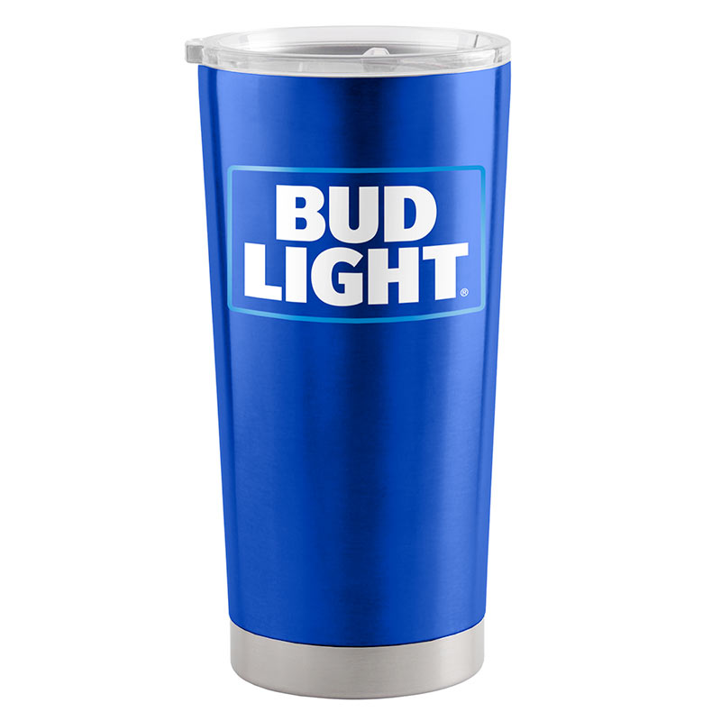 Bud Light 20 Oz Metal Tumbler Cup