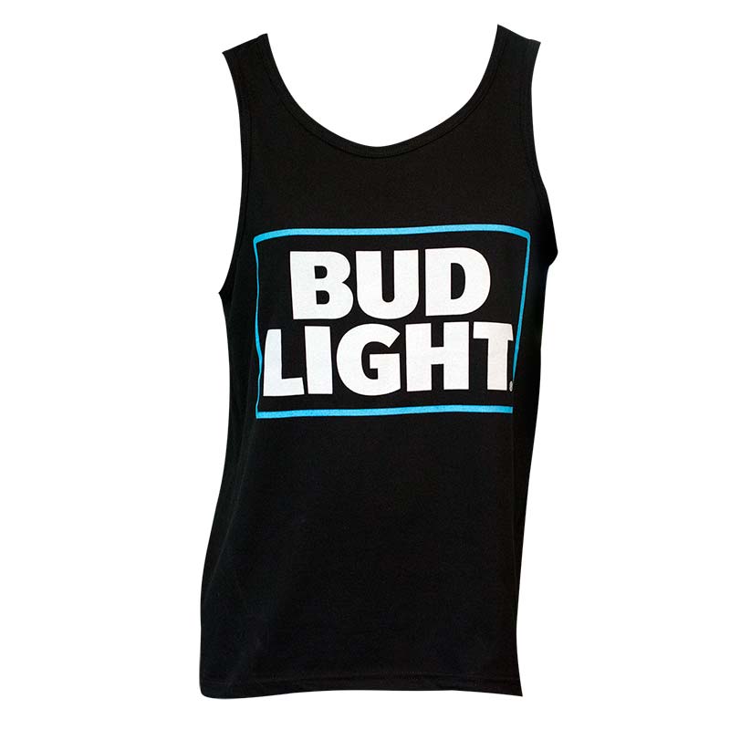 Men's Bud Light Beer Black Tank Top Men's Bud Light Beer Black Tank Top