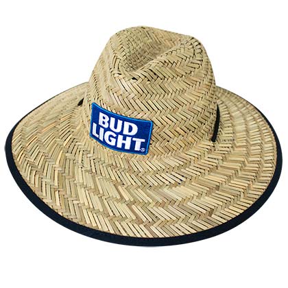 Bud Light Beer Straw Life Guard Hat